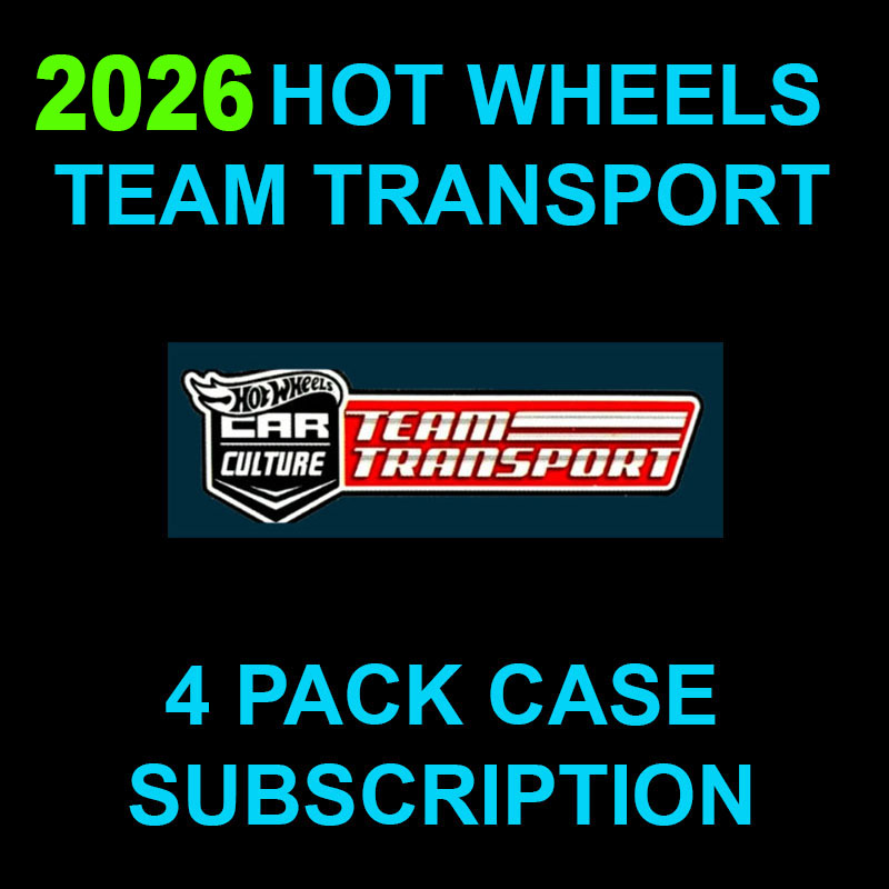HOT WHEELS 2026 CC TEAM TRANSPORT SEALED CASE 0F 4 SUBSCRIPTION / FREE USA SHIPPING*